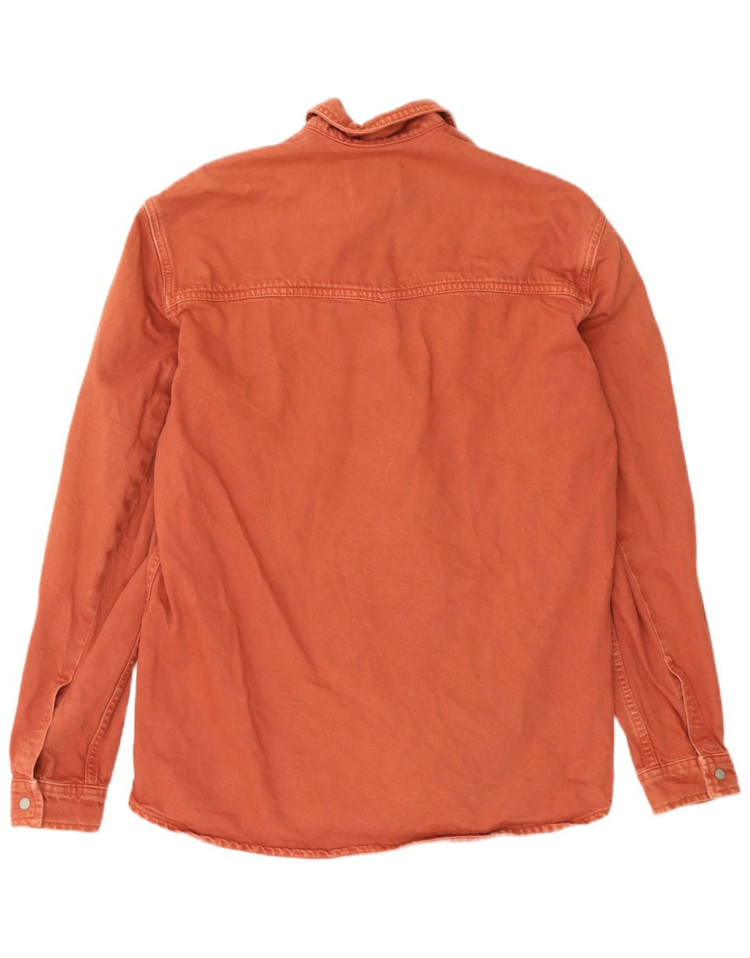 Jack & Jones Mens Denim Shirt Small Brown Cotton