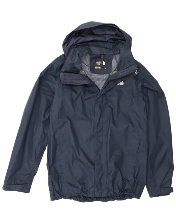 The North Face Mens Hooded Windbreaker Jacket UK 40 Large Navy Blue