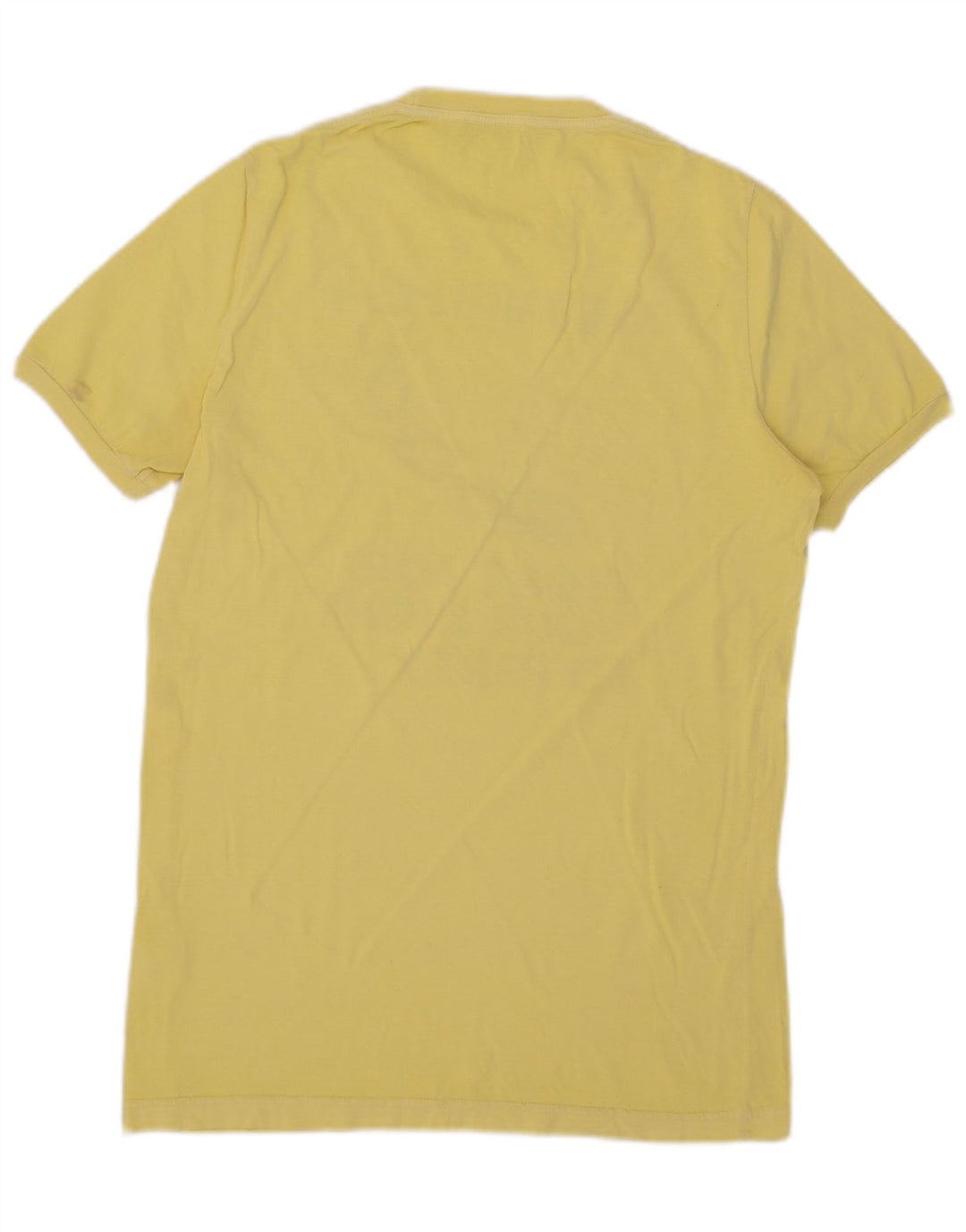 Dsquared2 Mens Graphic T-Shirt Top Medium Yellow Cotton