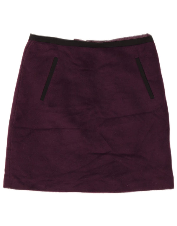 MARKS & SPENCER Womens Mini Skirt UK 10 Small W28  Purple Polyester
