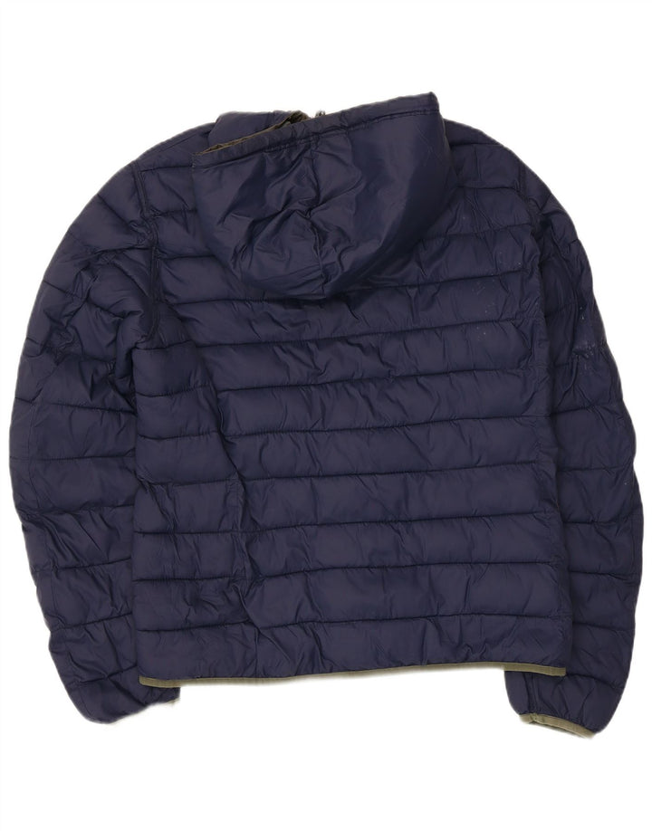 U.S. Polo Assn. Mens Hooded Reversible Padded Jacket UK 38 Medium Khaki