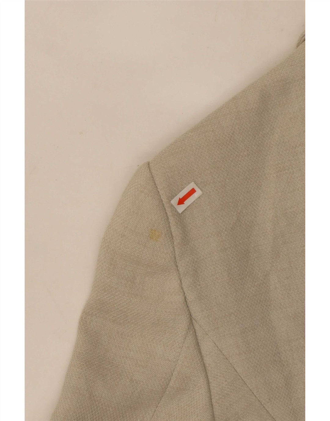 Emporio Armani Womens 2 Button Blazer Jacket IT 40 Small Grey Polyester