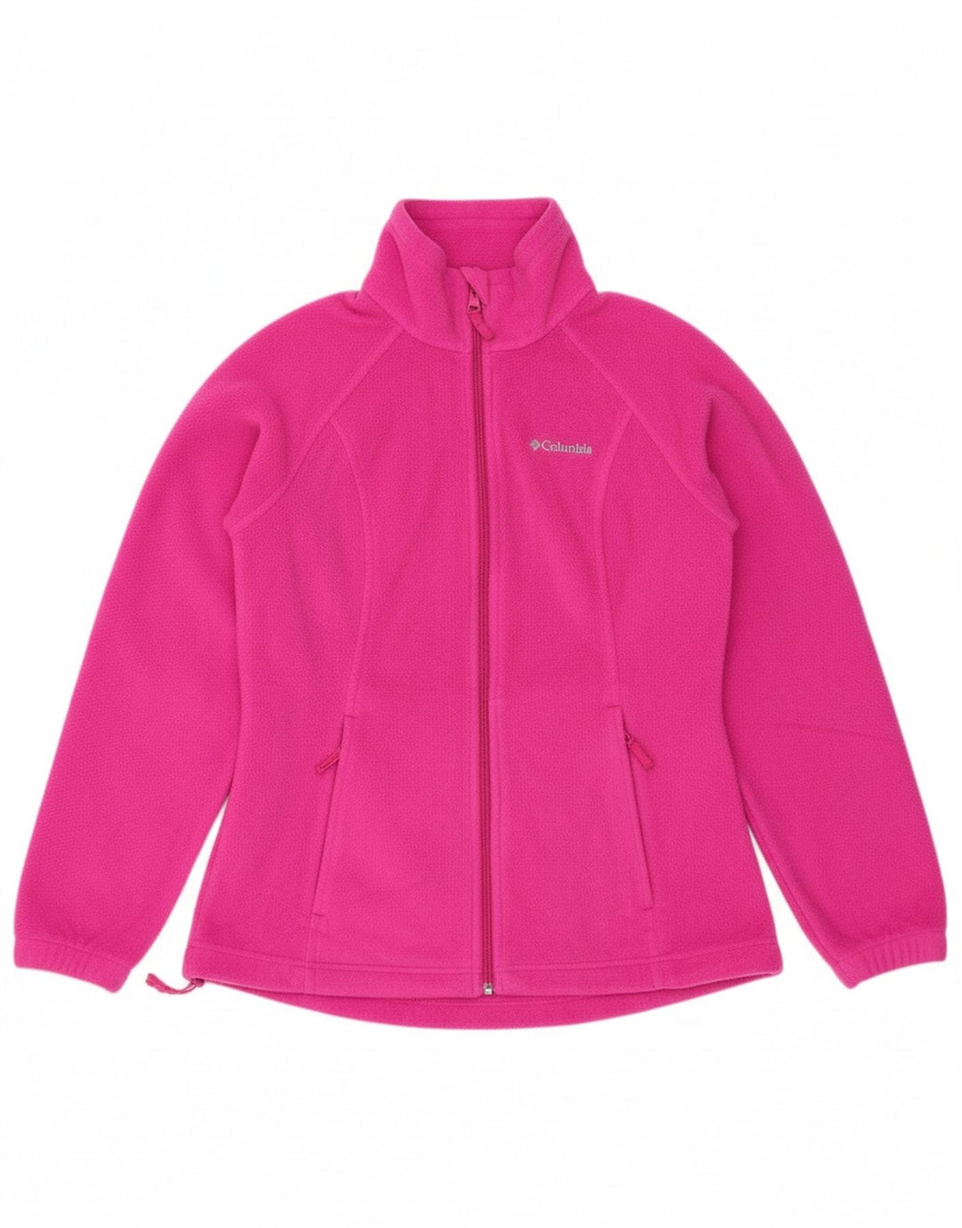 COLUMBIA Womens Fleece Jacket UK 10 Small Pink Polyester