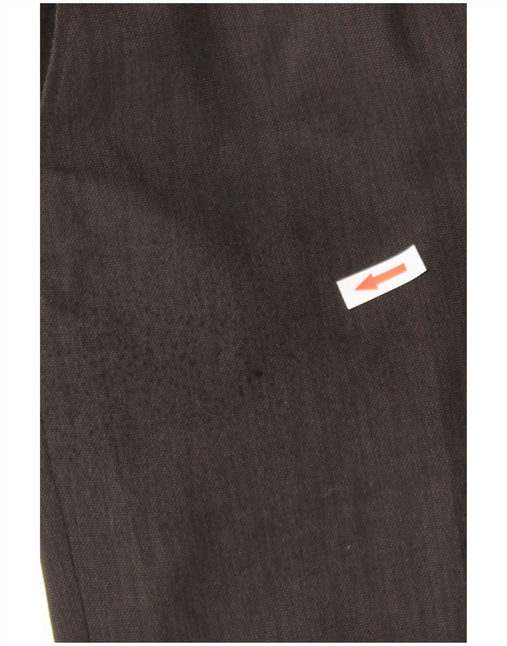 Marks & Spencer Mens Regular Fit Casual Trousers W36 L29 Brown Polyester