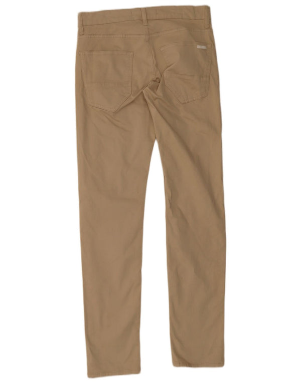 Liu Jo Mens Skinny Casual Trousers IT 46 Small W32 L32 Beige Cotton