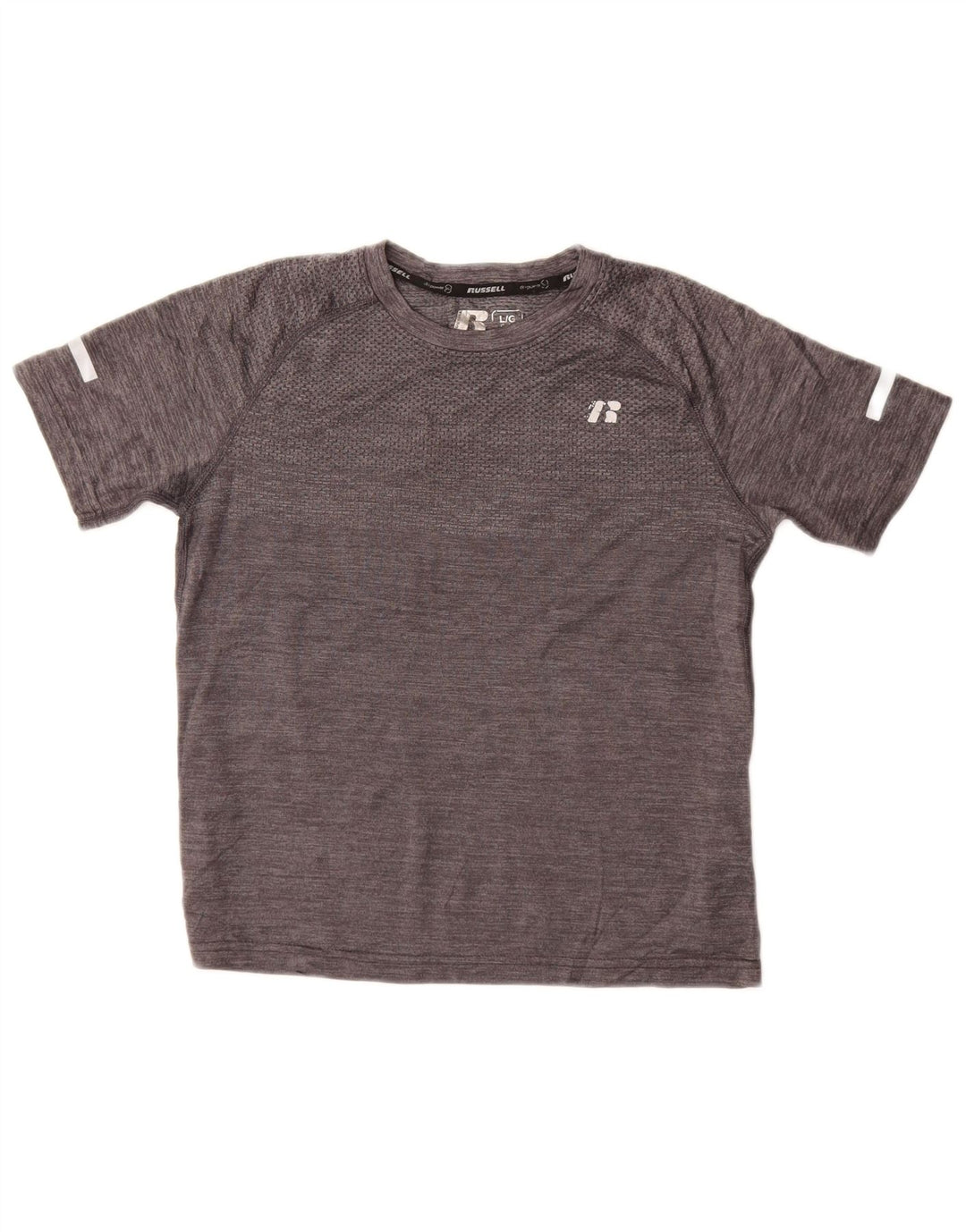Russell Athletic Boys T-Shirt Top 11-12 Years Large Grey Nylon