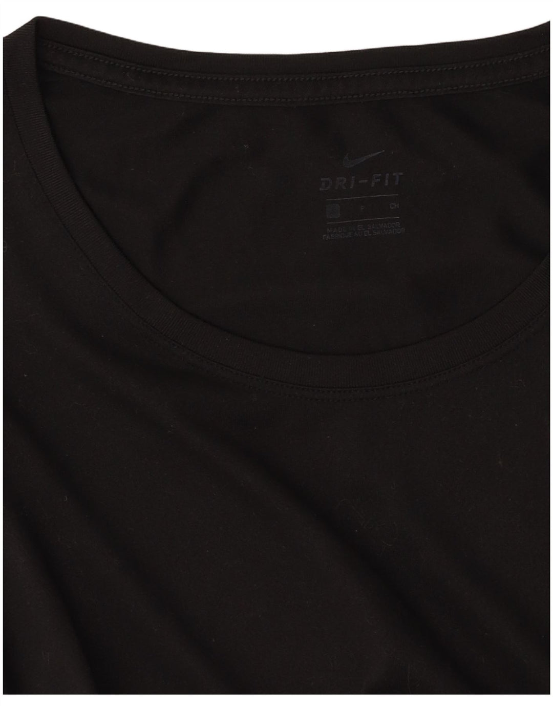 NIKE Womens Dri Fit T-Shirt Top UK 10 Small Black