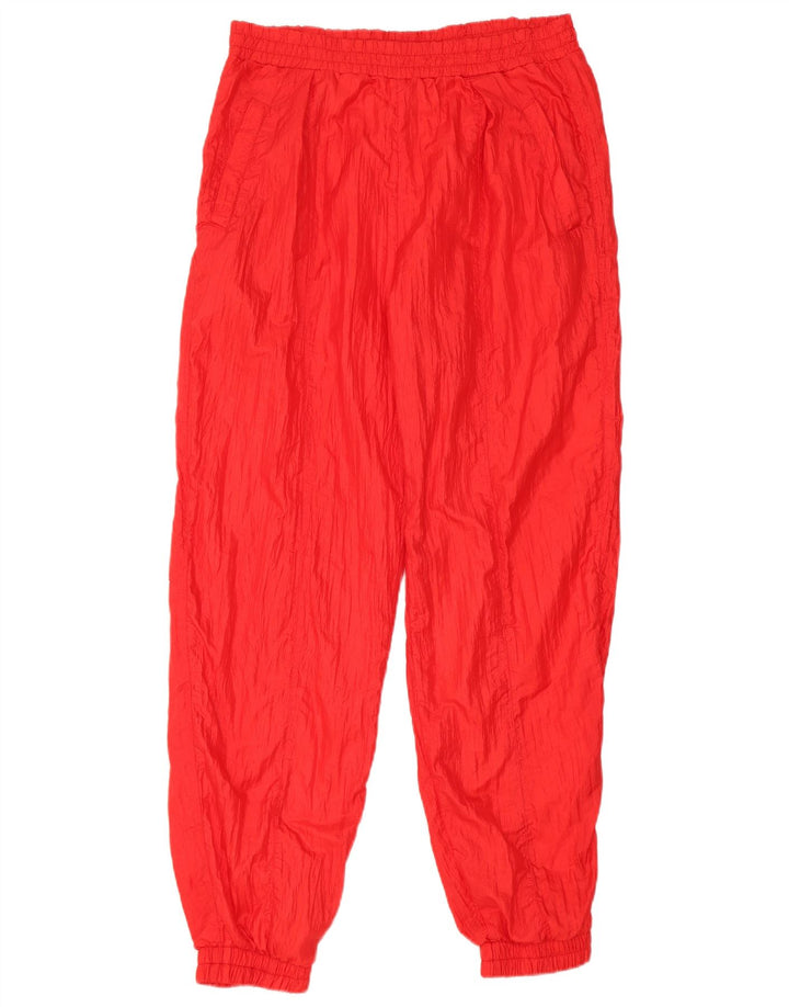 Vintage Mens Tracksuit Trousers Joggers Medium  Red