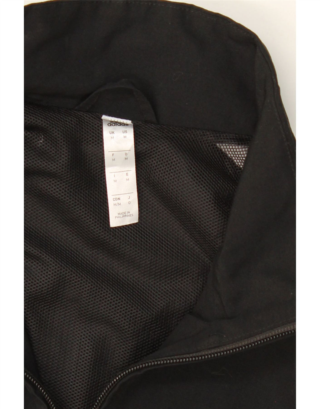 ADIDAS Mens Climalite Tracksuit Top Jacket Medium Black Colourblock Vintage Adidas and Second-Hand Adidas from Messina Hembry 