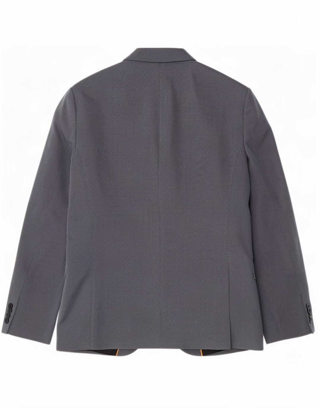 Zara Mens 1 Button Blazer Jacket EU 52 Large Blue Polyester