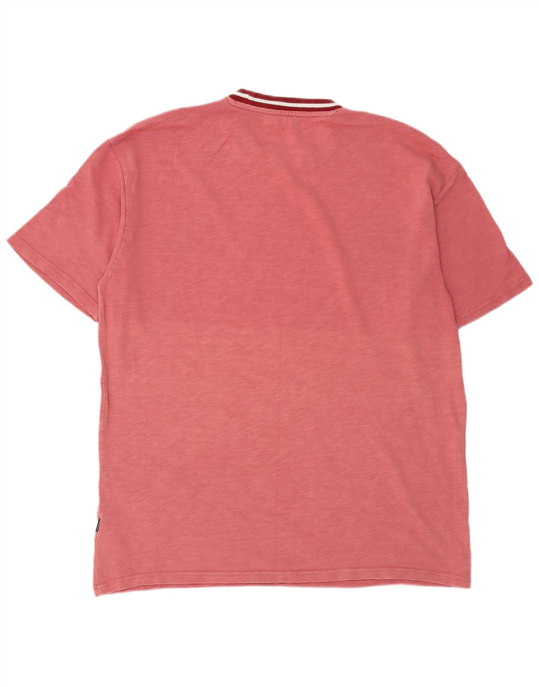 Converse Mens Oversized Graphic T-Shirt Top Medium Burgundy Flecked Cotton