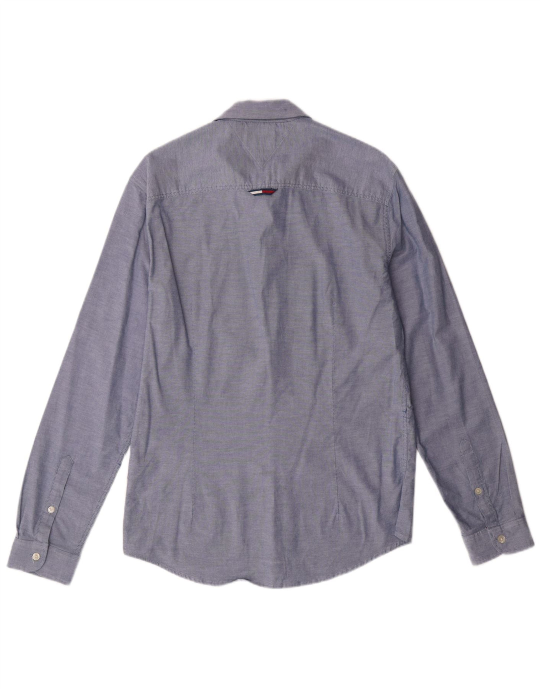 TOMMY HILFIGER Mens Slim Fit Shirt Medium Blue Cotton