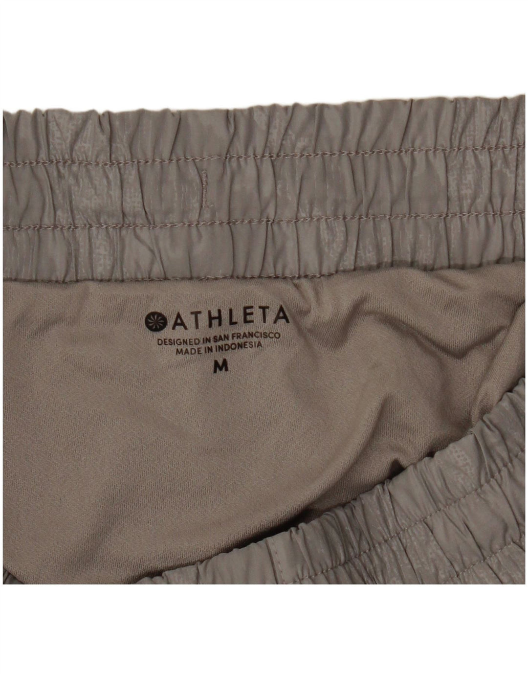 Athleta Womens Sport Shorts UK 14 Medium  Grey Camouflage