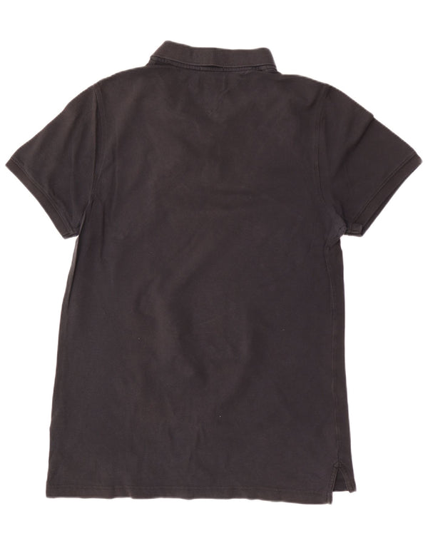 Tommy Hilfiger Mens Slim Fit Polo Shirt XL Black Cotton
