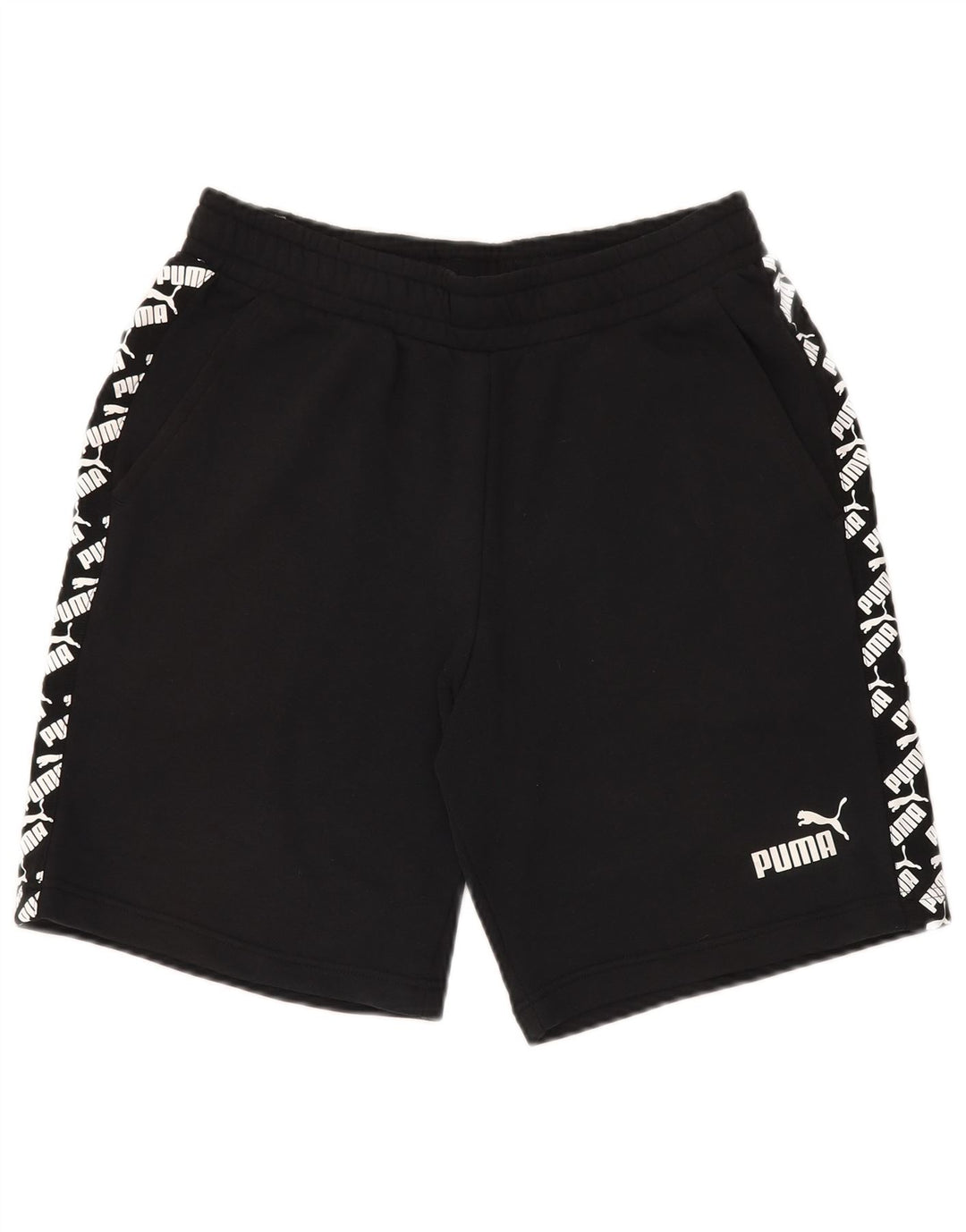 PUMA Mens Graphic Sport Shorts Medium Black