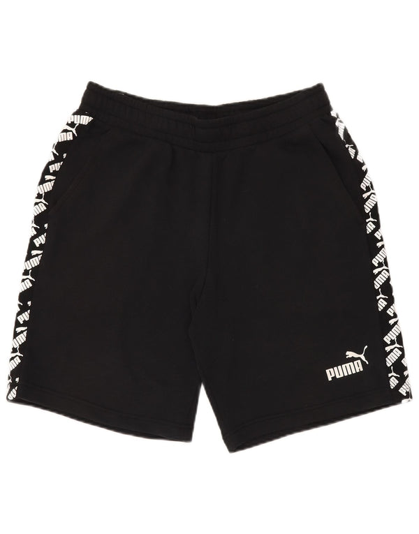 PUMA Mens Graphic Sport Shorts Medium Black