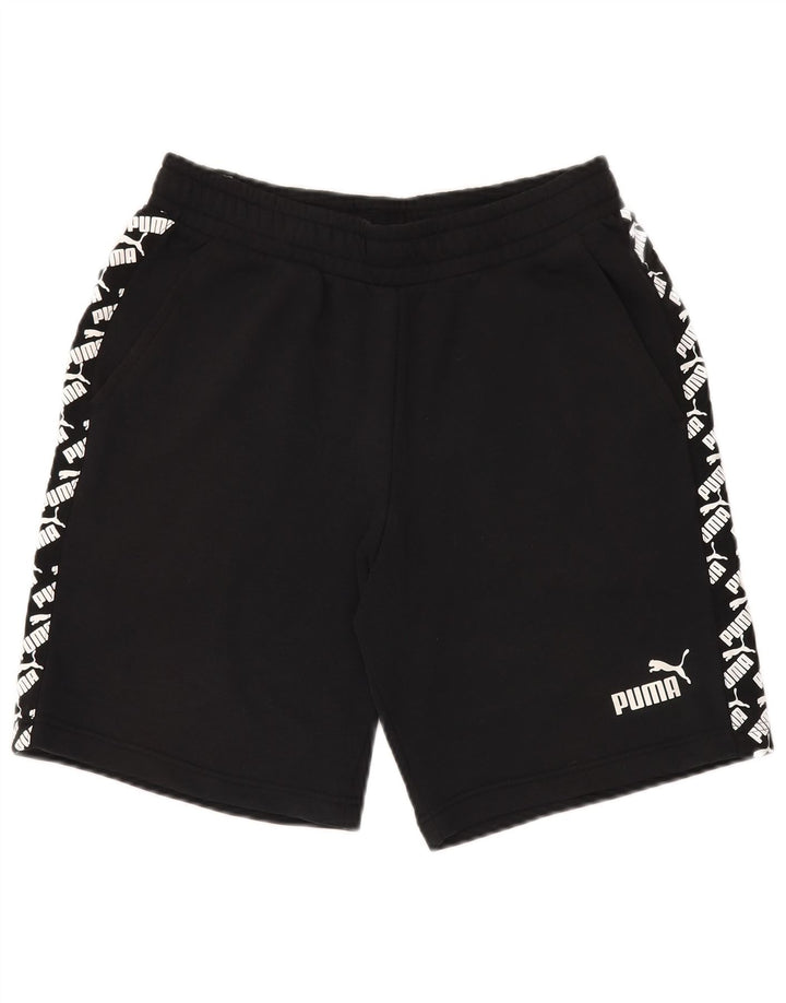 PUMA Mens Graphic Sport Shorts Medium Black