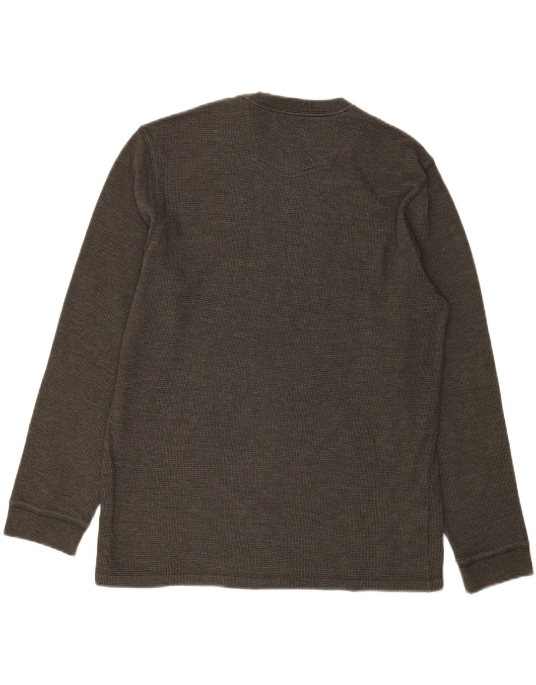 EDDIE BAUER Mens Top Long Sleeve Large Grey Cotton Vintage Eddie Bauer and Second-Hand Eddie Bauer from Messina Hembry 