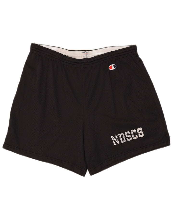 Champion Mens Graphic Sport Shorts XL Black Nylon