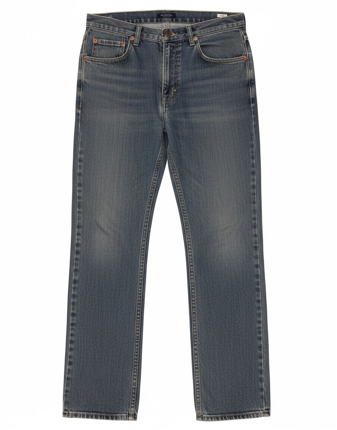 LEE Mens Straight Jeans W28 L31 Blue Cotton