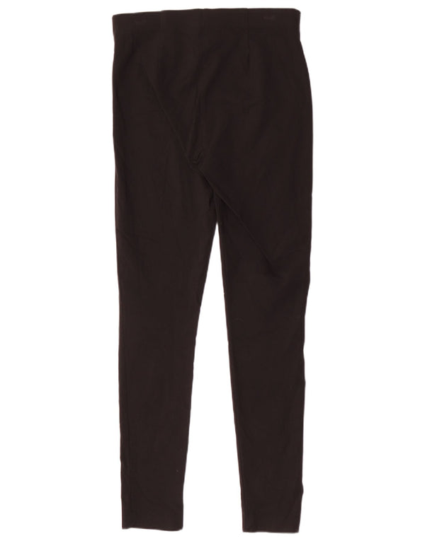 M&Co Womens Leggings UK 10 Small W26 L28 Black Viscose