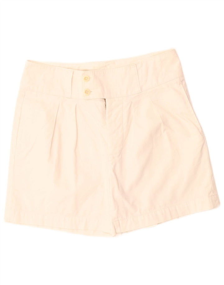 Ralph Lauren Womens Pegged Chino Shorts US 8 Medium W30 White Cotton