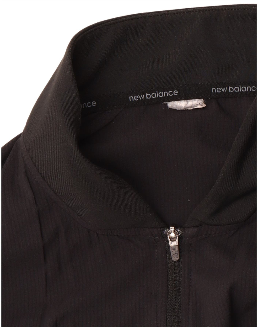NEW BALANCE Mens Tracksuit Top Jacket Medium Black