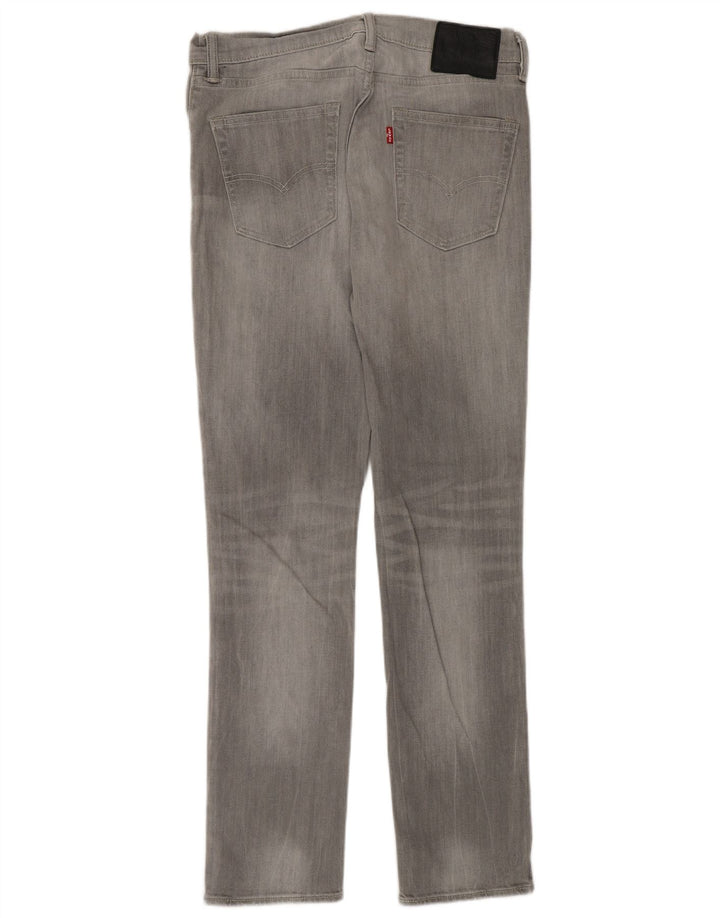 Levi's Mens 511 Slim Jeans W32 L32 Grey Cotton