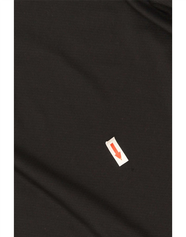 Reebok Mens T-Shirt Top Medium Black Colourblock Polyester