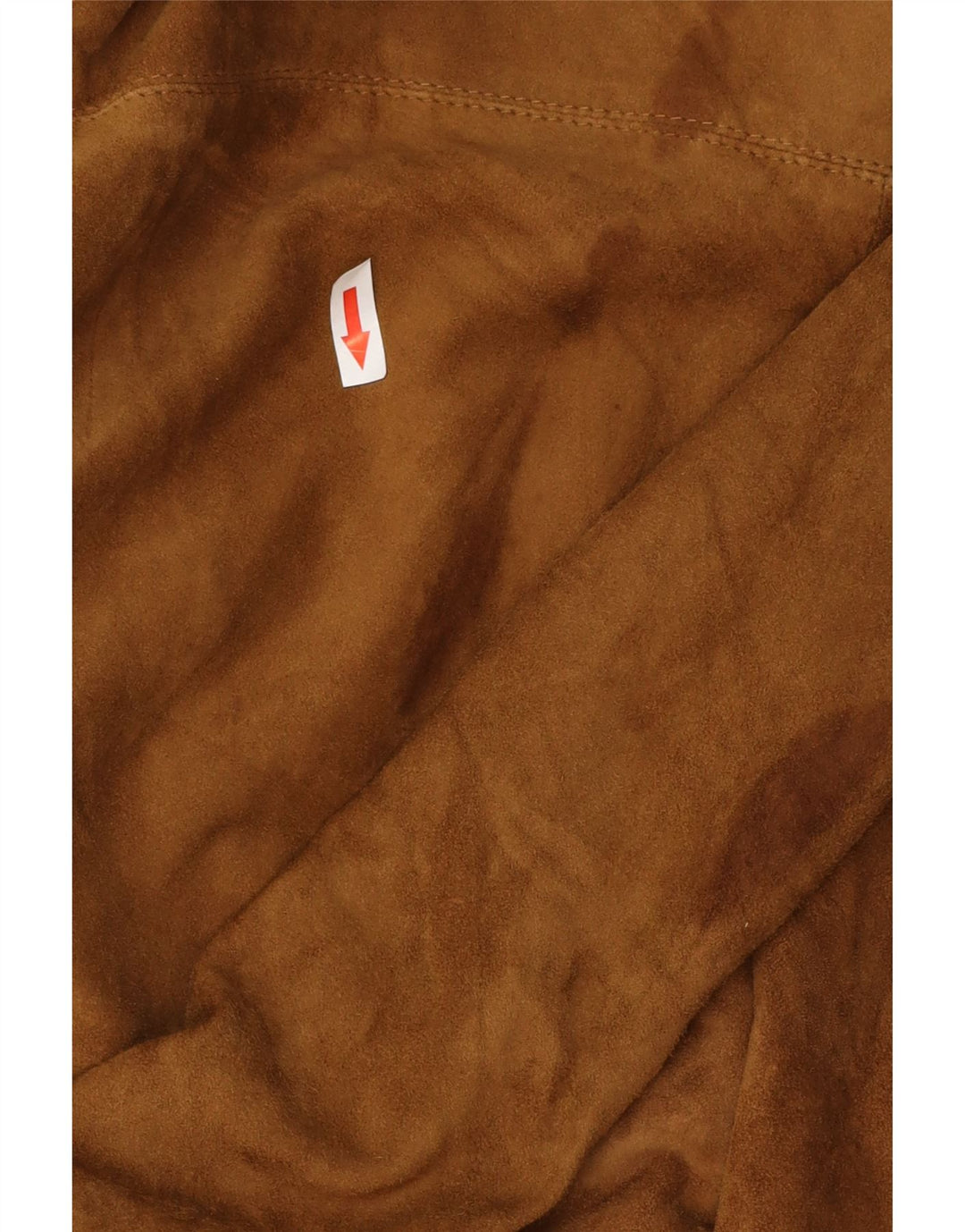 VINTAGE Womens 3 Button Suede Blazer Jacket UK 16 Large Brown