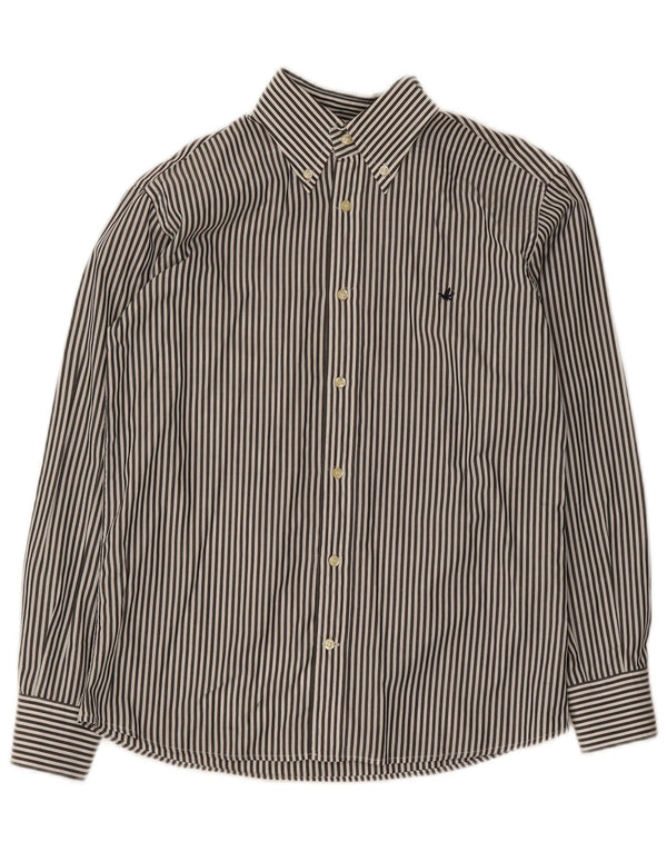 Brooksfield Boys Shirt 13-14 Years Black Pinstripe