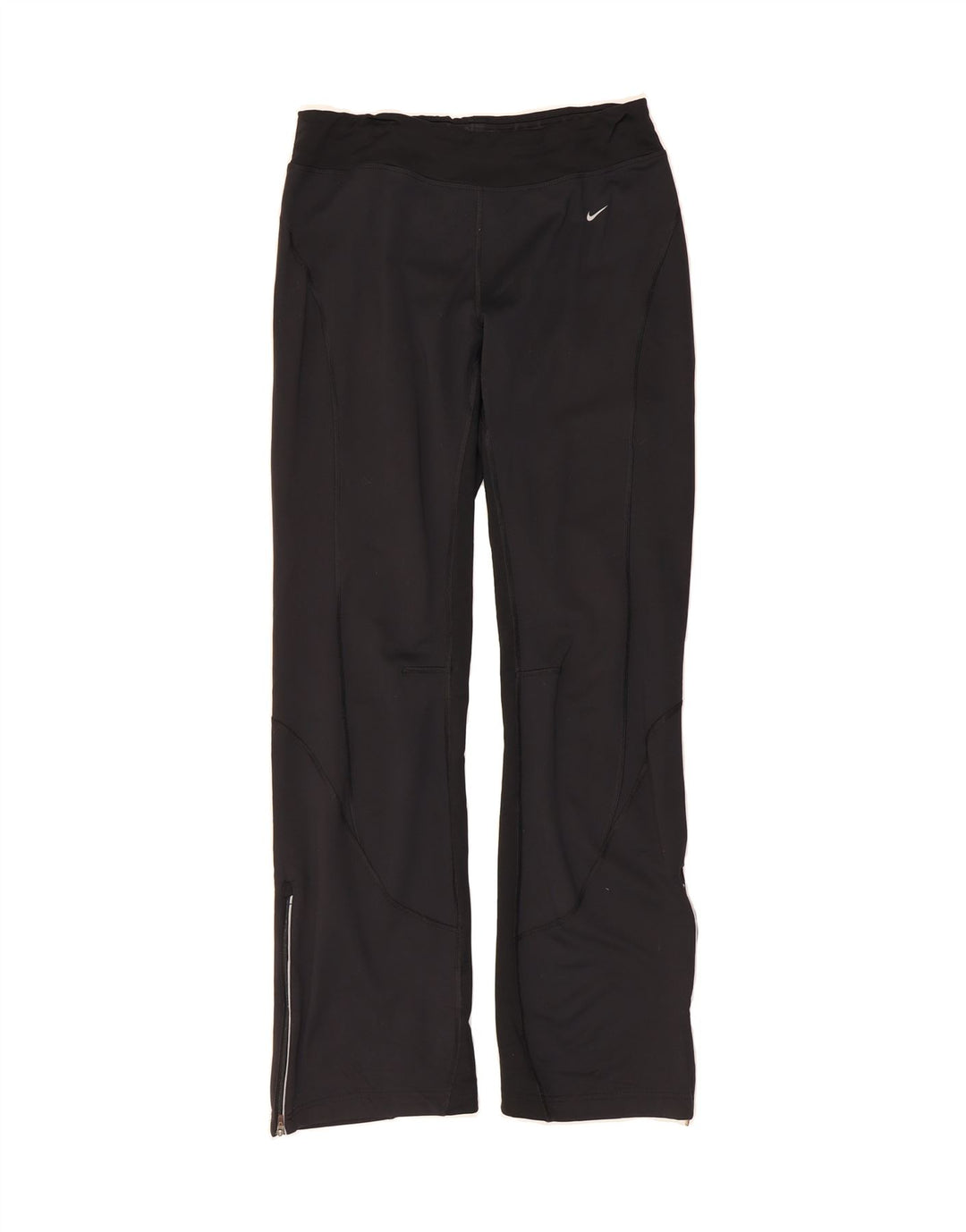 NIKE Womens Dri Fit Tracksuit Trousers UK 12 Medium  Black Polyester Vintage Nike and Second-Hand Nike from Messina Hembry 