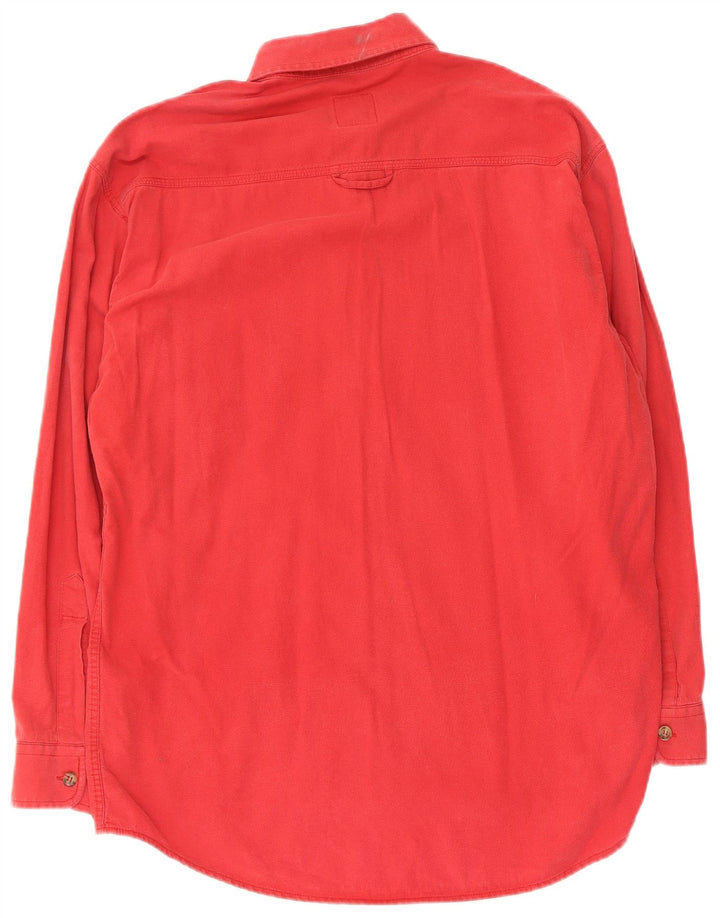 Levi's Mens Shirt Medium Red Cotton