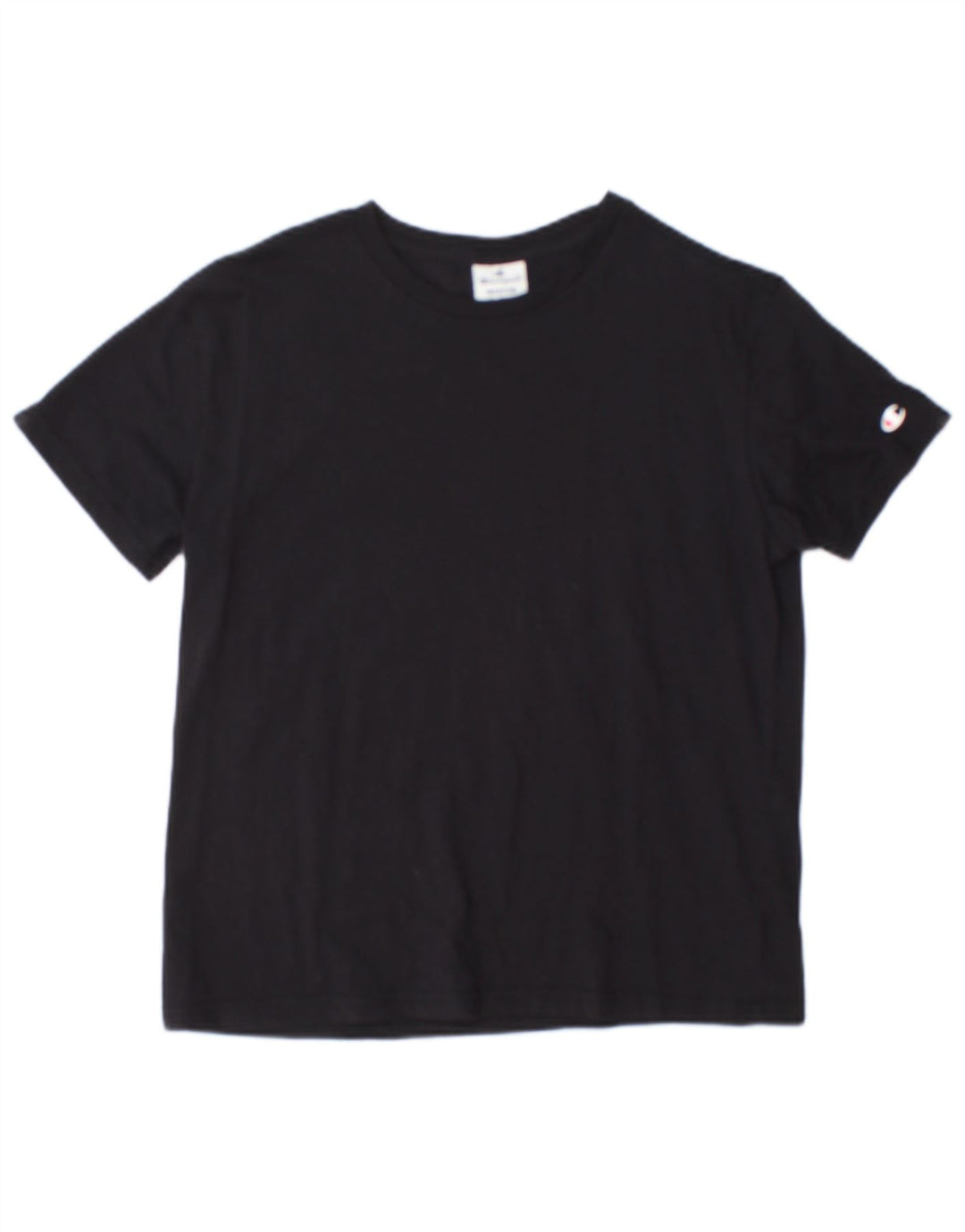 Champion Womens T-Shirt Top UK 14 Medium Black