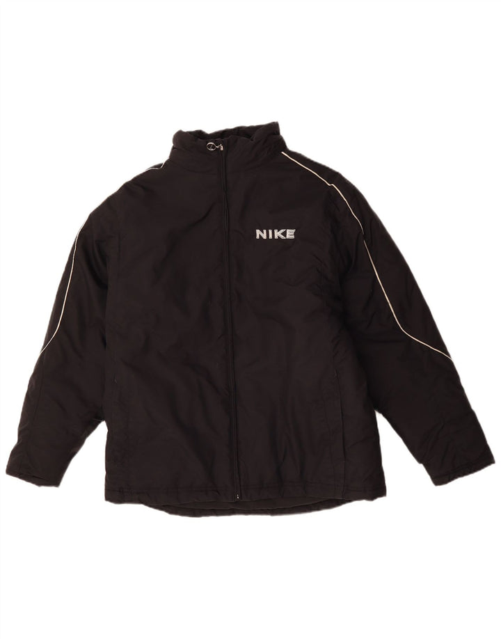 Nike Boys Graphic Padded Jacket 13-14 Years XL Black Polyester