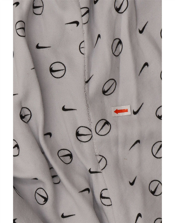 NIKE Mens Loose Fit Graphic Tracksuit Trousers Joggers Small  Blue Cotton