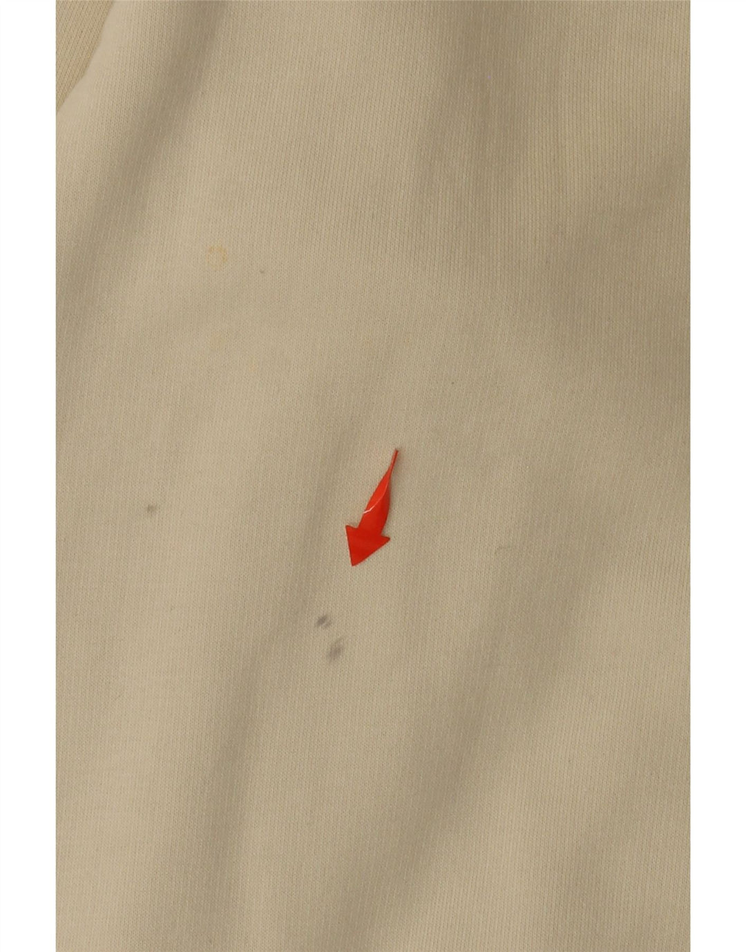 NEW BALANCE Mens Graphic Loose Fit Hoodie Jumper Medium Beige Cotton