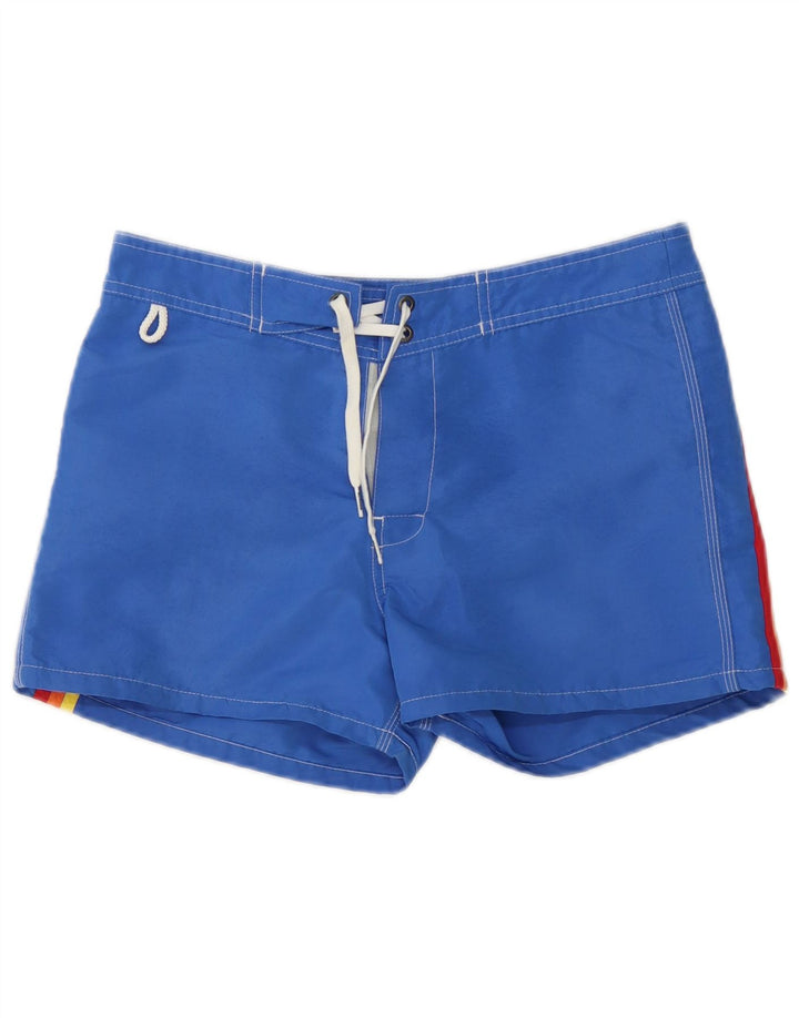 SUNDEK Boys Swimming Shorts 13-14 Years  Blue Polyester