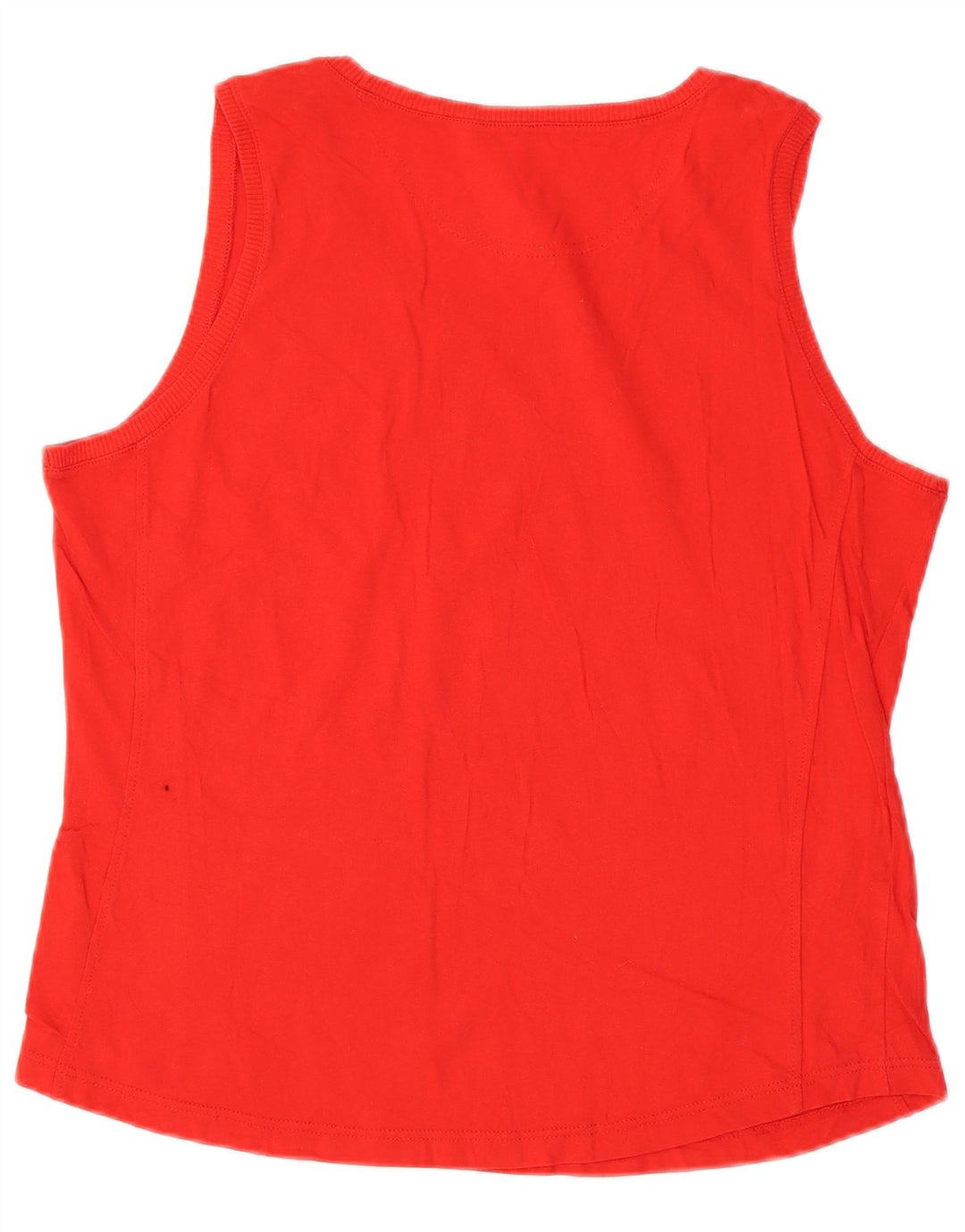 Champion Womens Vest Top UK 18 XL Red Cotton