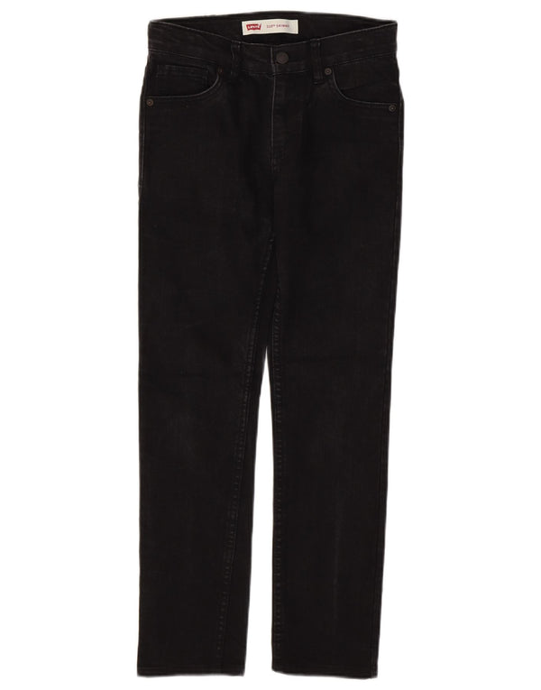 LEVI'S Boys 510 Skinny Jeans 11-12 Years W28 L27 Black Cotton