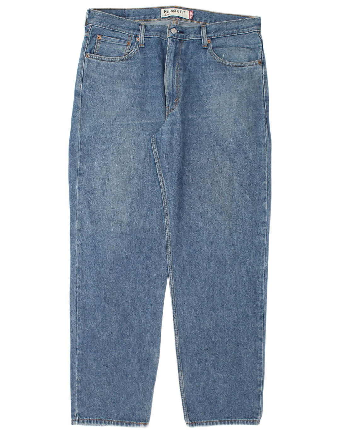 LEVI'S Mens 550 Relaxed Fit Straight Jeans W36 L32  Blue Cotton