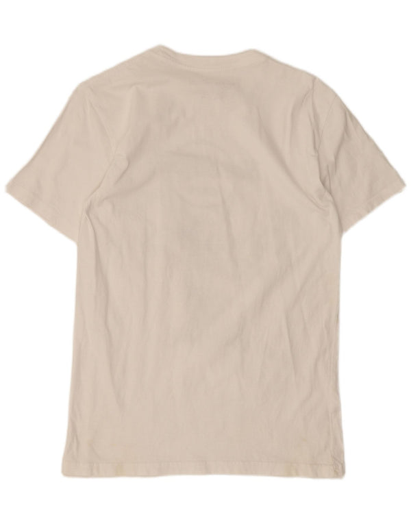 Hard Rock Cafe Mens Budapest Graphic T-Shirt Top Small White Cotton