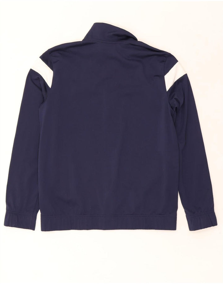 PUMA Mens Tracksuit Top Jacket Medium Navy Blue Colourblock Polyester Vintage Puma and Second-Hand Puma from Messina Hembry 