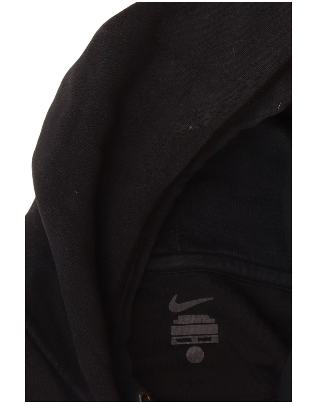 NIKE Mens Hoodie Jumper XL Black Cotton