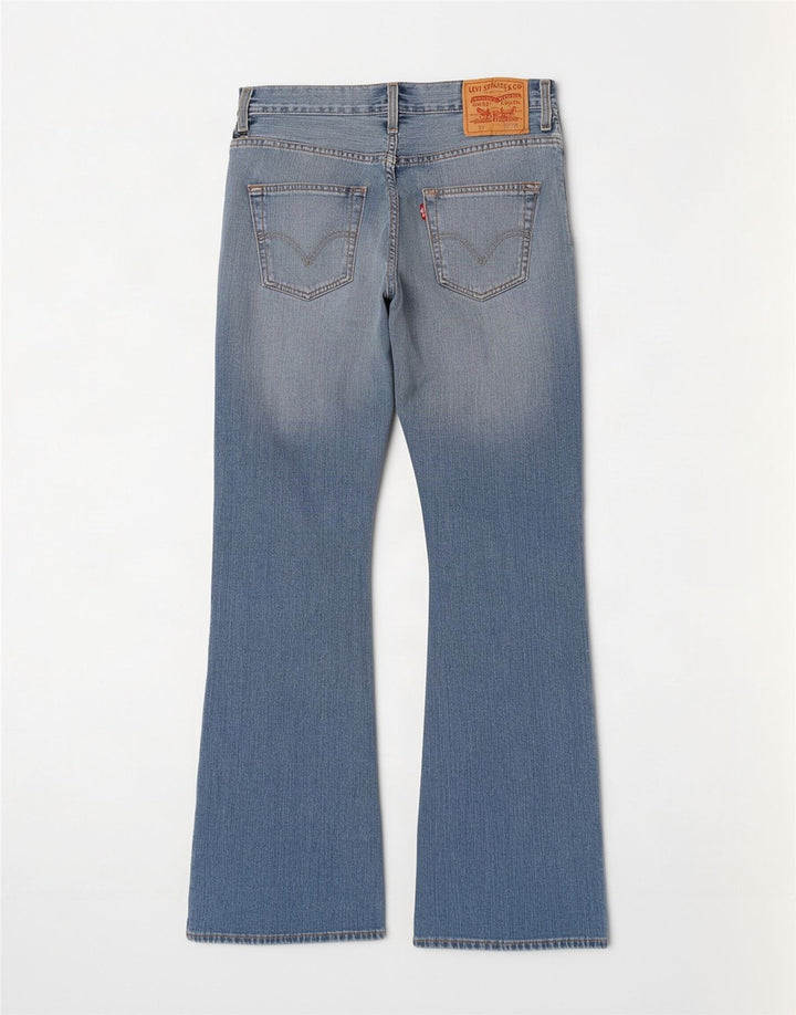 Levi's Mens 507 Slim Bootcut Jeans W31 L34 Blue Cotton