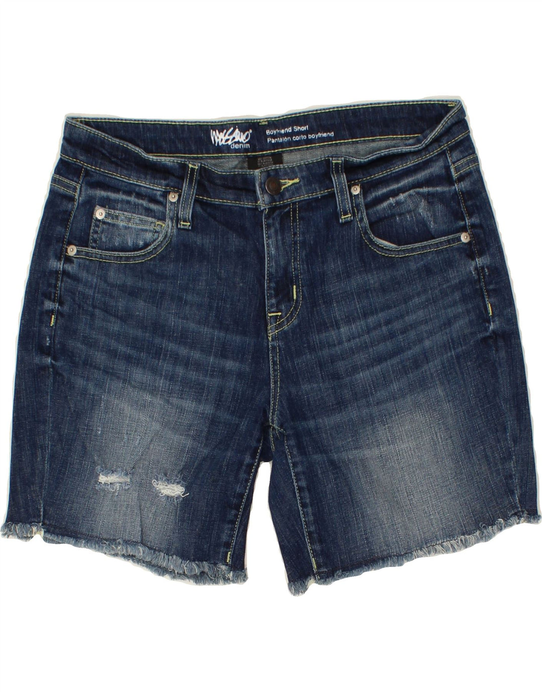 MOSSIMO Womens Boyfriend Denim Shorts US 6 Medium W28 Blue Cotton Vintage Mossimo and Second-Hand Mossimo from Messina Hembry 