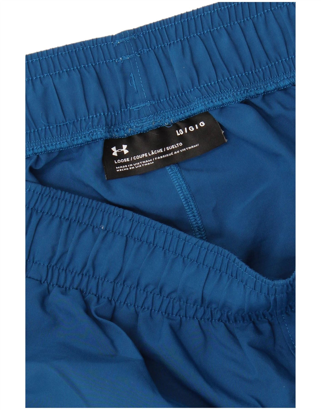 UNDER ARMOUR Mens Graphic Sport Shorts Large Blue