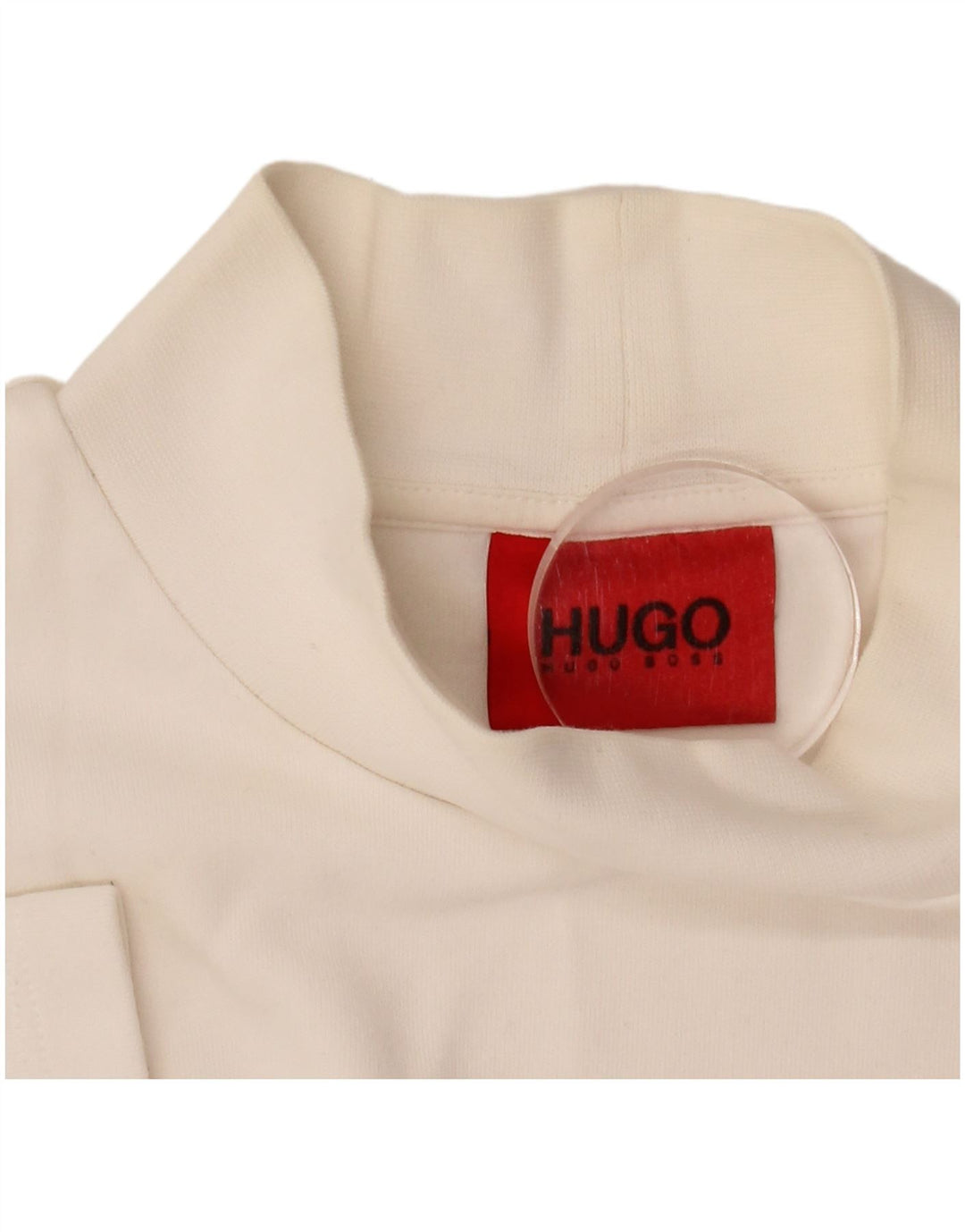 Hugo Boss Mens T-Shirt Top Medium White Cotton