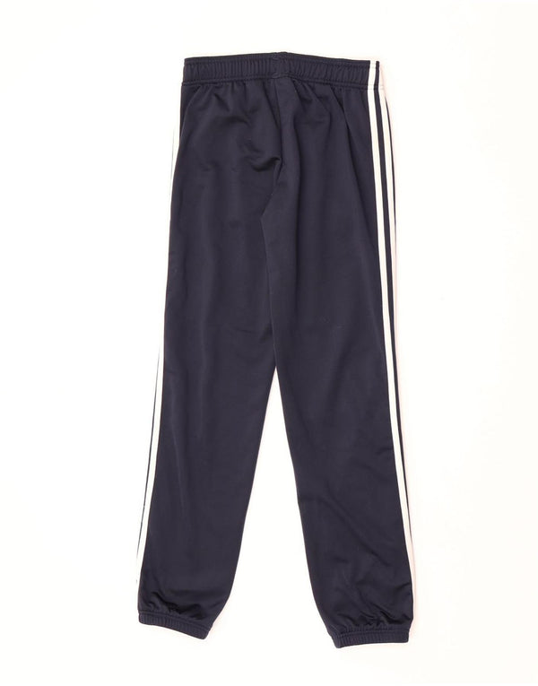 Adidas Boys Tracksuit Trousers Joggers 11-12 Years  Navy Blue Polyester