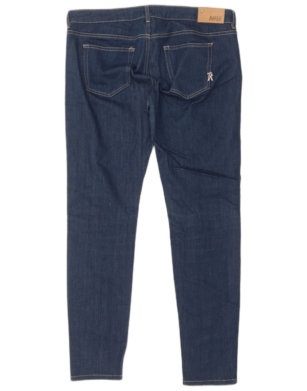 Rifle Womens Slim Jeans W32 L31 Blue Cotton
